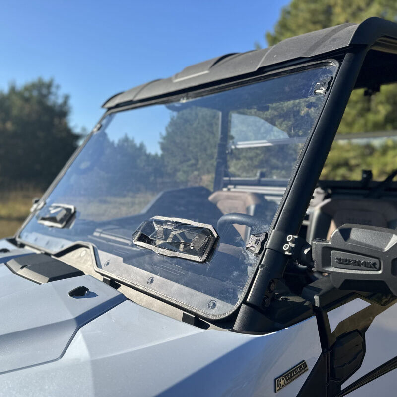 Seizmik 24+Kawasaki Ridge Ranch Tool Less Windshield - UV