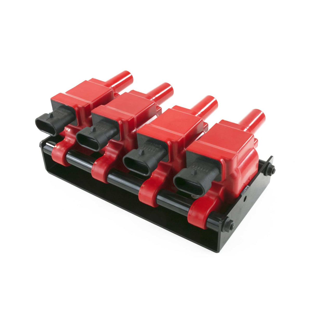 GM LS High Performance Ignition Coils with Relocation Brackets - Black