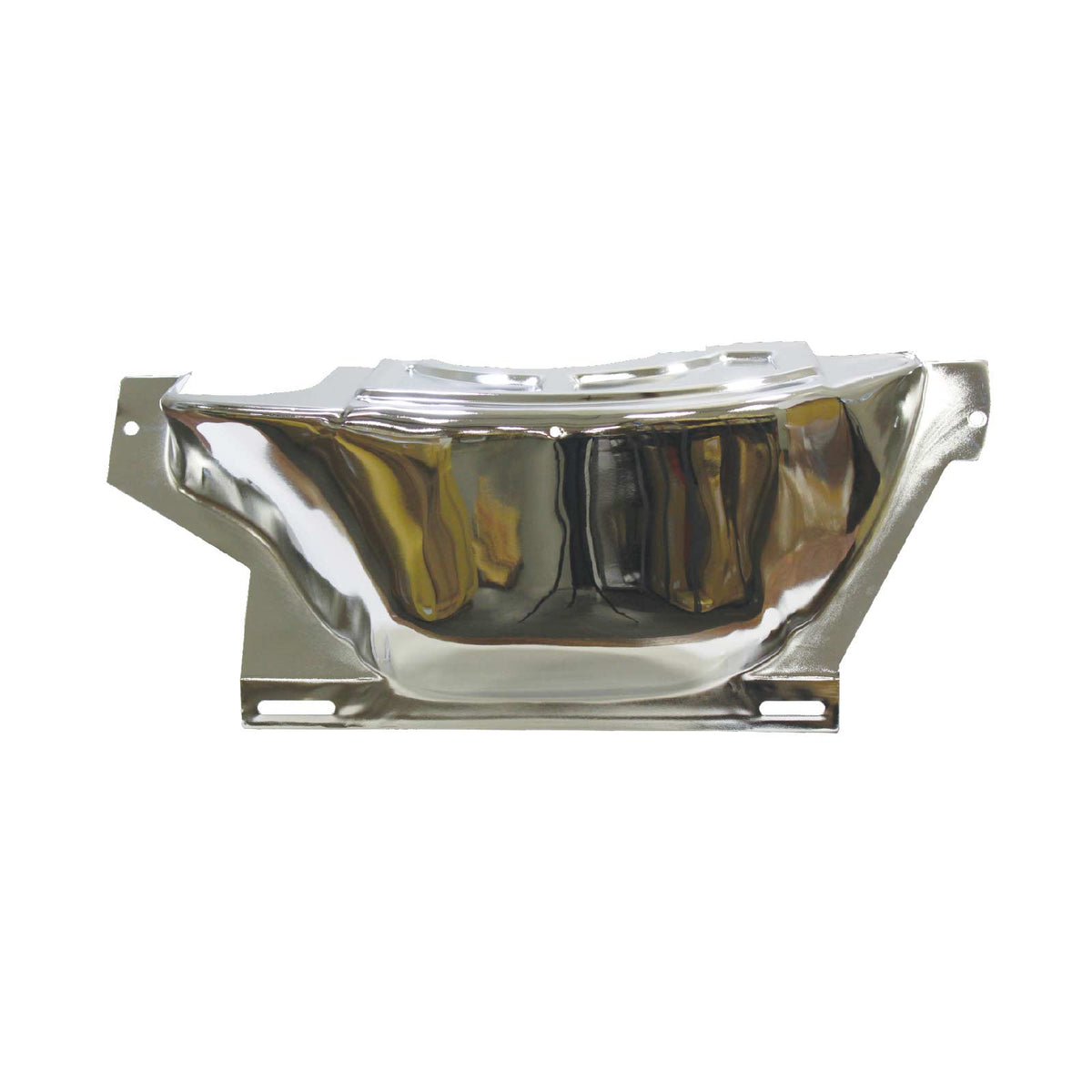 GM 700R4 Steel Flywheel Dust Cover - Chrome