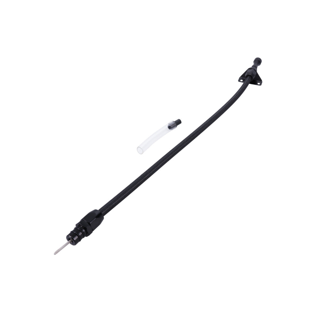 GM TH350 / TH400 Flexible Braided Stainless Steel Transmission Dipstick - Black