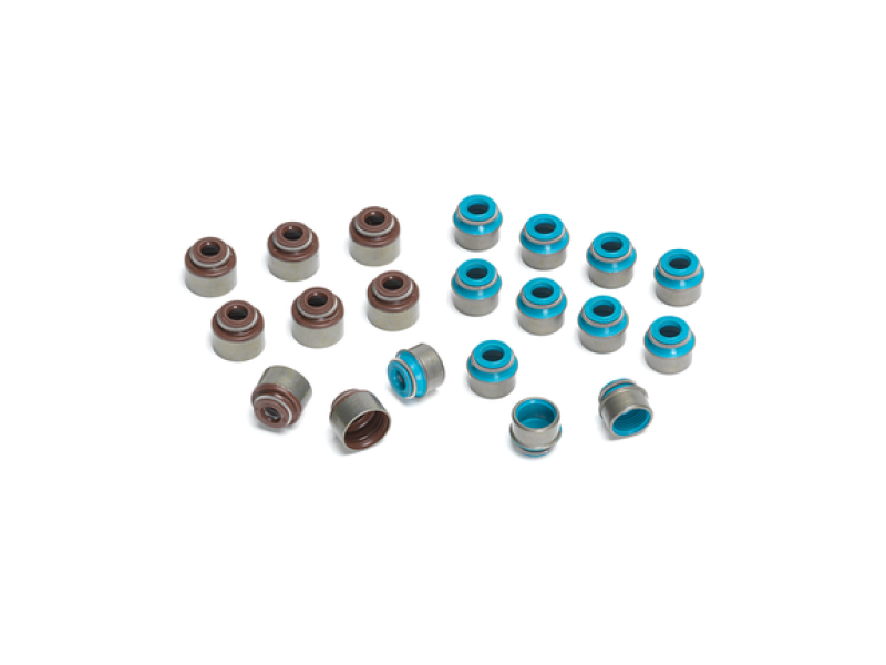 Supertech Honda 5.5mm Viton Exhaust Valve Stem Seal - Set of 8