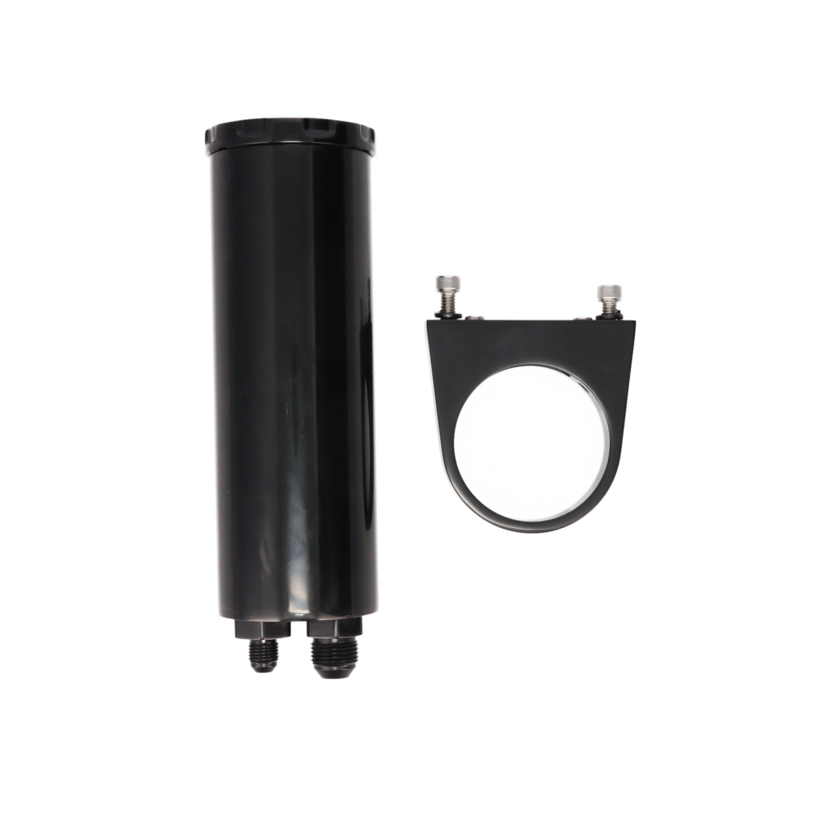 GM Type II Power Steering Pump Low-Mount Hardline - Black