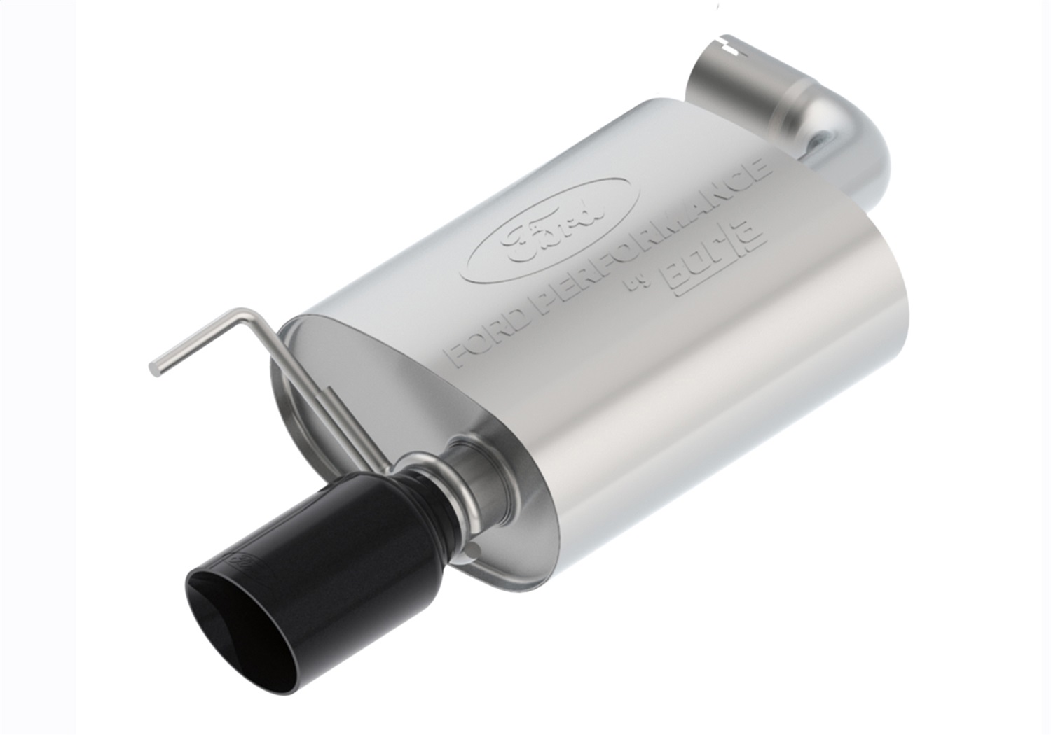 2015-2023 Mustang 2.3L Sport Exhaust System With Black Chrome Tips (M-5200-M4SBA)