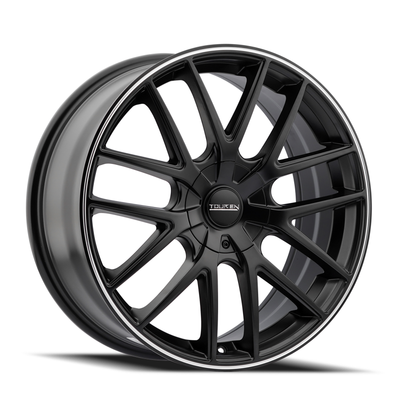Touren 3260 TR60 16x7 / 5x100/114.3 BP / 42mm Offset / 72.62mm Hub Matte Black Machined Wheel