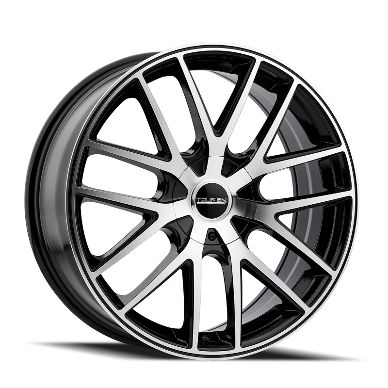 Touren 3260 TR60 16x7 / 5x110/115 BP / 42mm Offset / 72.62mm Hub Gloss Black Machined Wheel