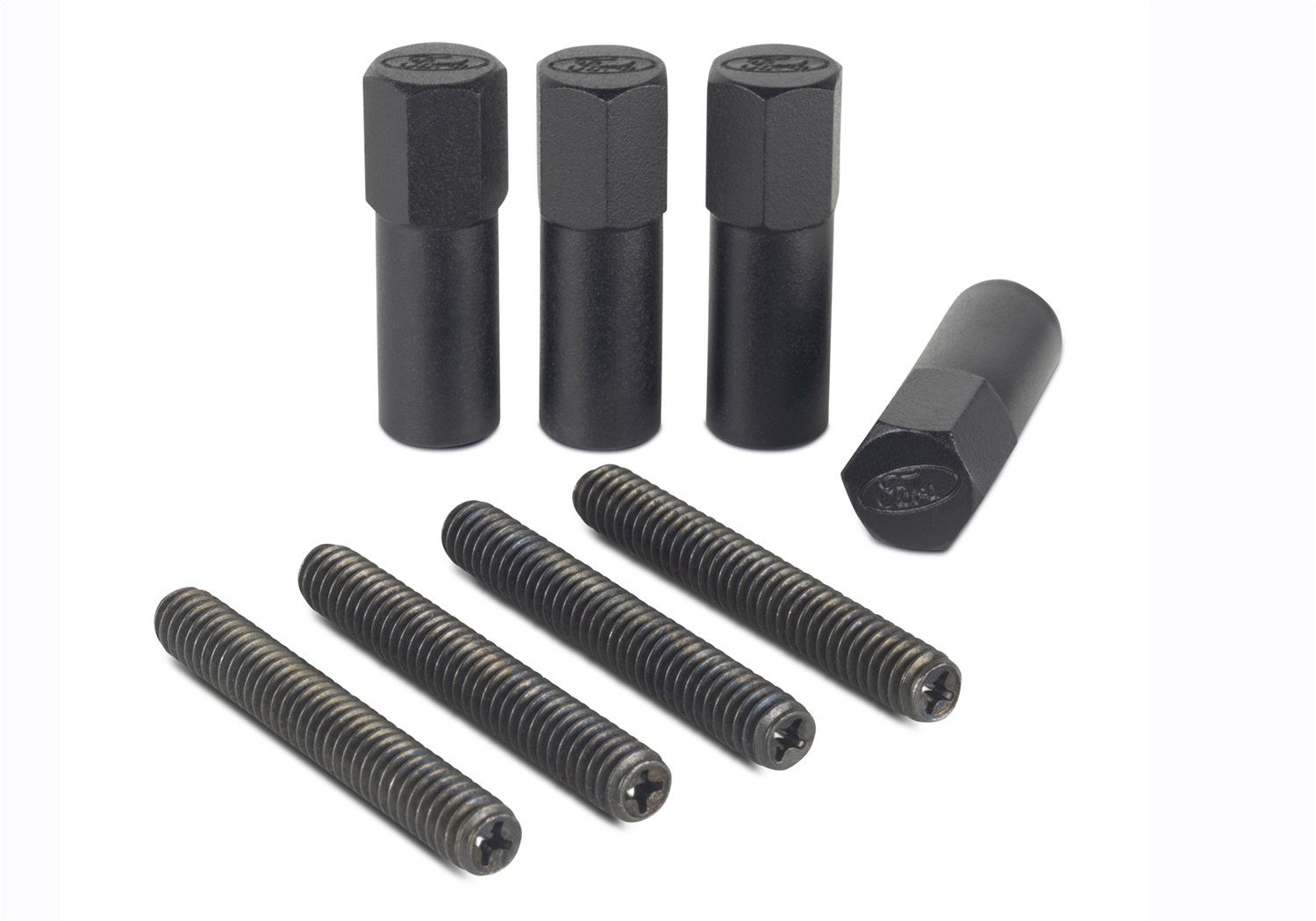 Valve Cover Hold Down Mini-Nuts: Black Crinkle Finish (302-316)