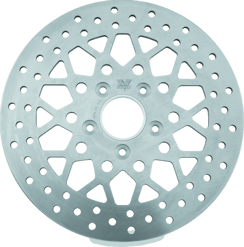 Twin Power 84-17 Big Twin Exc 11.8 and Lug Mount 84-13 XL Front 11.5 Solid Rotor Mesh
