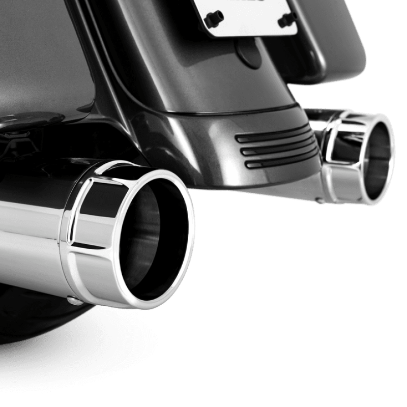 Vance & Hines HD Touring 95-16 Torquer 450 Chrome Slip-On Exhaust