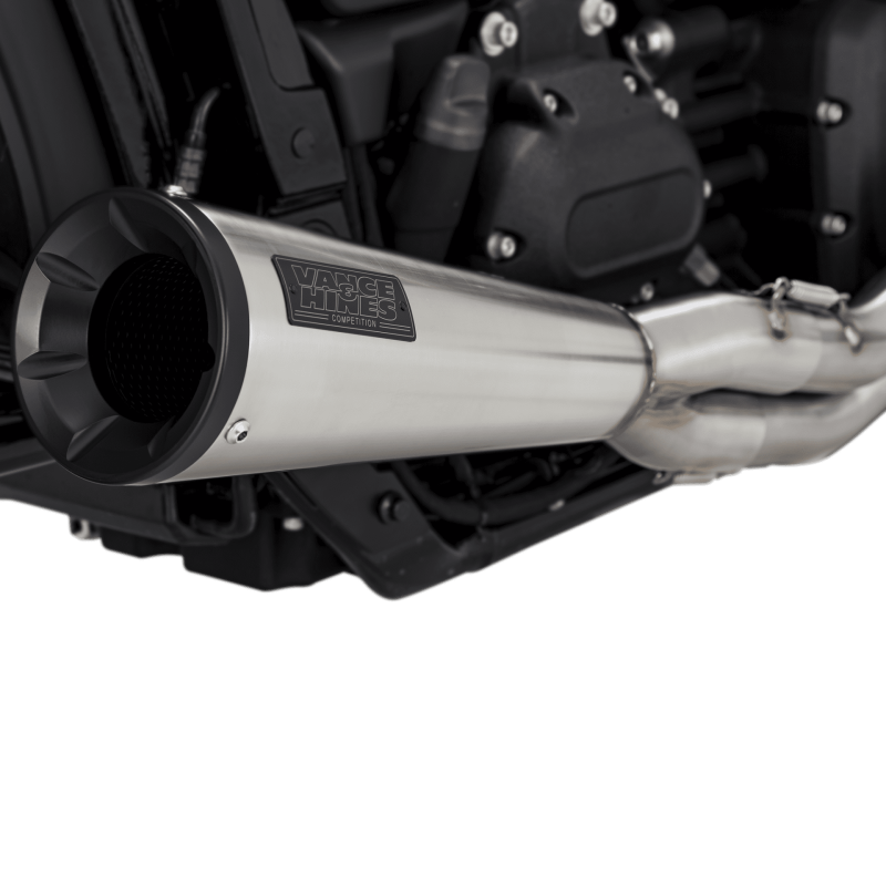 Vance & Hines HD Softail Fat Bob 18-22 Upsweep SS 2-1 PCX Full System Exhaust