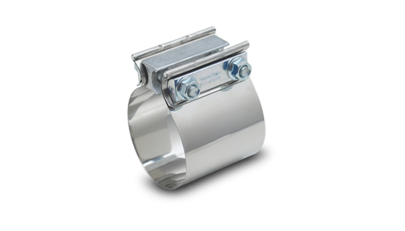 Vibrant Easy Seal SS Exh Sleeve Butt Joint Clamp for 3.5in OD Tubing also 3.5in Nominal Oval Tubing