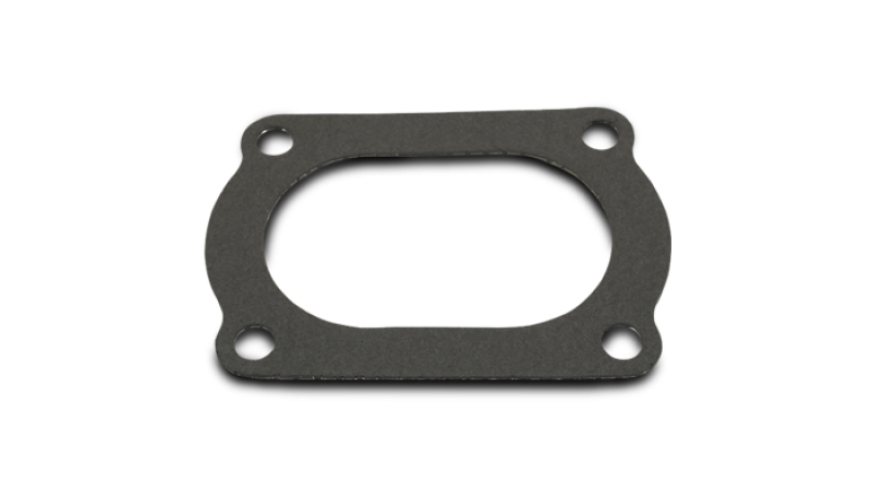 Vibrant 4 Bolt Flange Gasket for 3.5in O.D. Oval tubing (Matches #13176S)