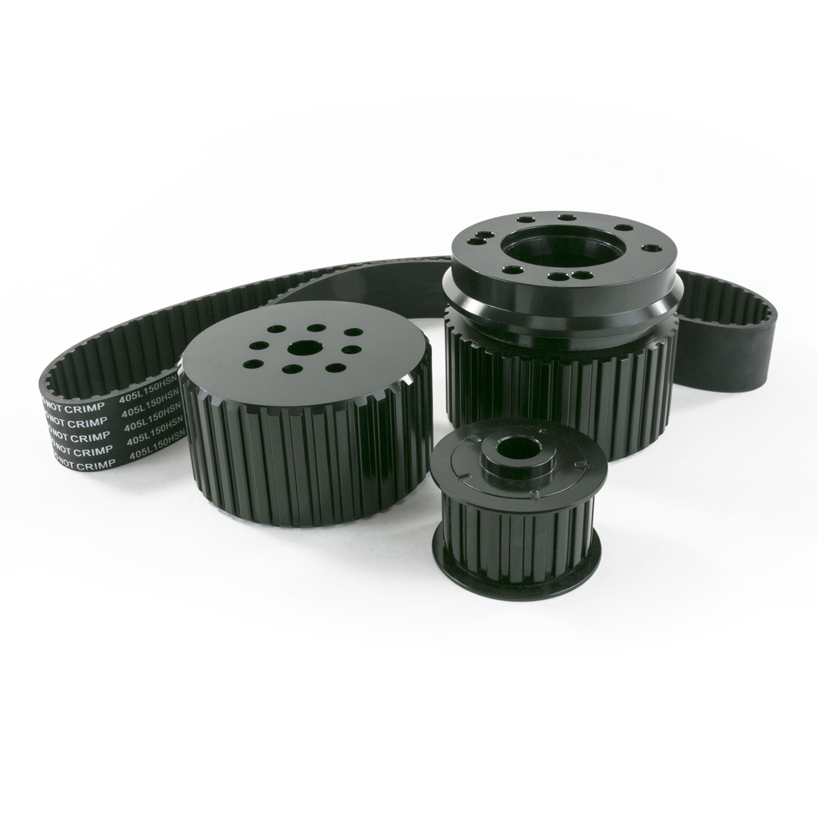Mopar Small Block Gilmer Style Belt Pulley Kit - Satin