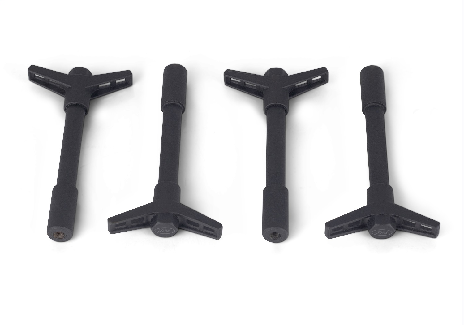 Valve Cover Hold Down Wing Nuts: Black Crinkle Finish (302-326)