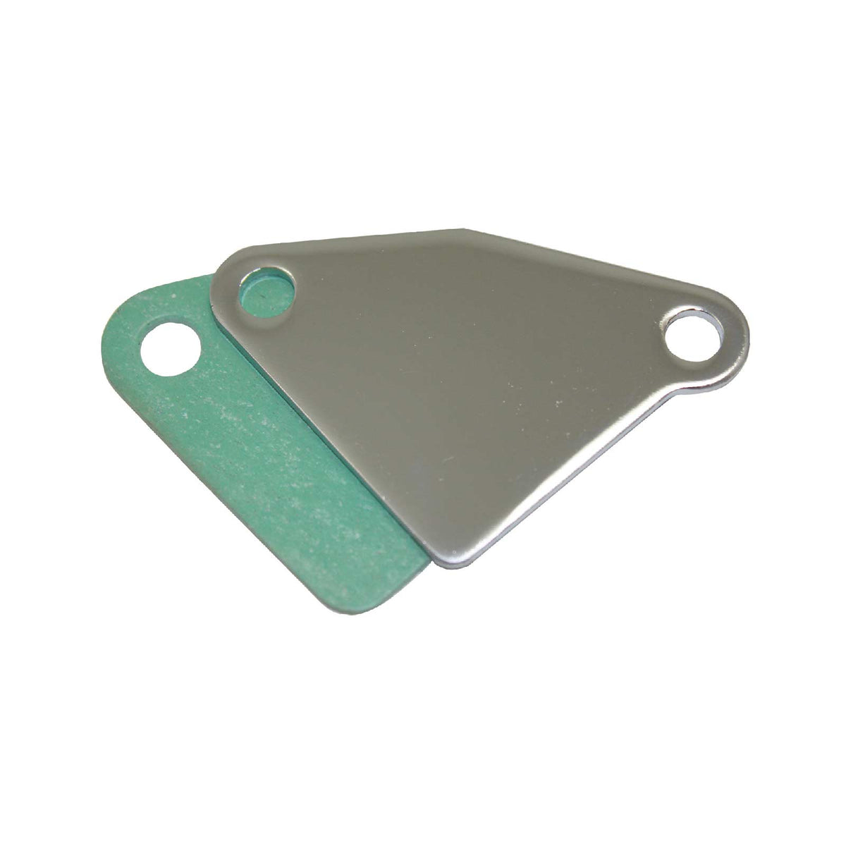 Chevy Small Block Chrome Steel EGR Block-Off Plate
