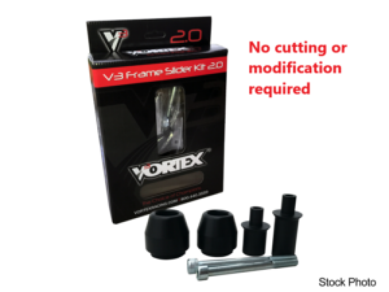 Vortex Racing 15-17 Yamaha FJ 09 Tracer V3 2.0 Frame Slider Kit- No Cut
