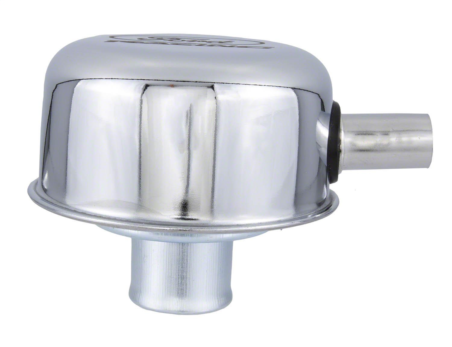 Chrome Breather Cap With Ford Racing Logo (M-6766-FRVCH)