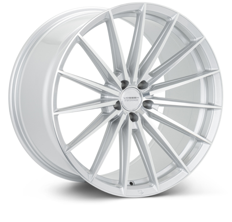 Vossen HFX-4 20x10.5 - 5x112 - ET25 - Deep - 66.5 - Silver Polished Wheel
