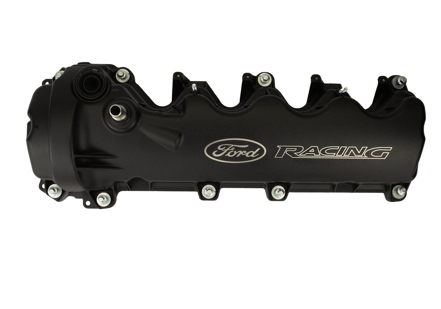 Black Ford Racing Coated 3-Valve Cam Covers (M-6582-FR3VBLK)