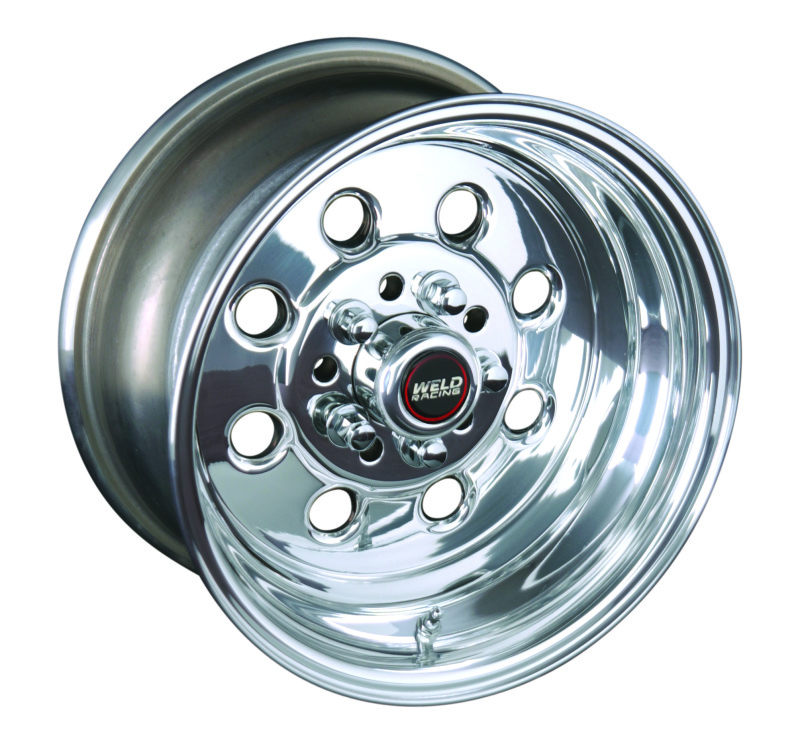 Weld Draglite 15x3.5 / 4x108 & 4x4.5 BP / 1.375in. BS Polished Wheel - Non-Beadlock