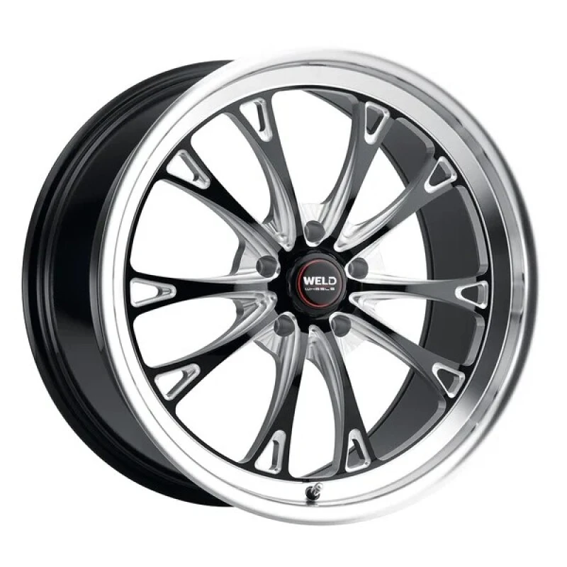 Weld Belmont Beadlock 17x5 / 5x114.3 BP / ET21 BS2.15 Gloss Black MIL DIA 78.1