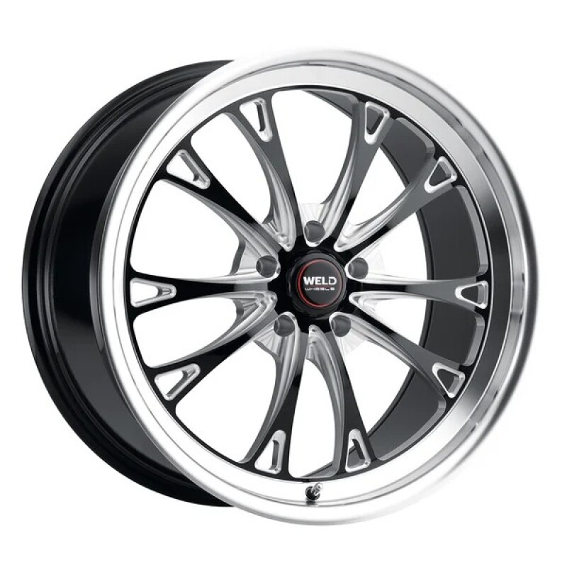Weld Belmont Beadlock 17x10 / 5x115 BP / ET30 BS 6.70 Gloss Black MIL DIA 78.1