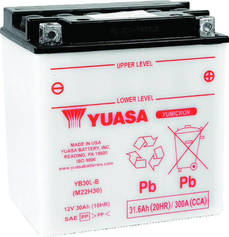 Yuasa YB30L-B Yumicron CX 12-Volt Battery