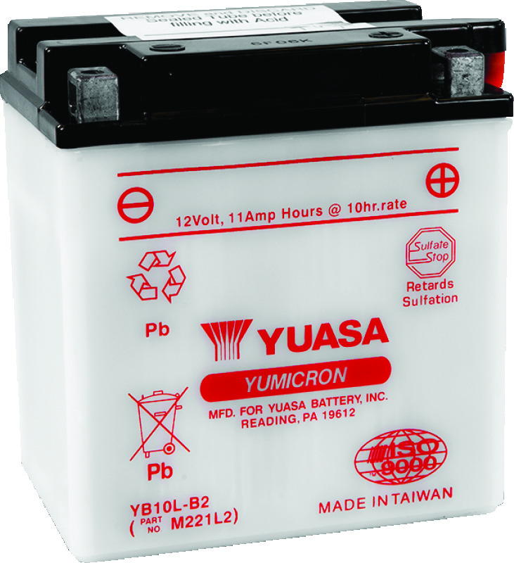 Yuasa YB10L-B2 Yumicron 12-Volt Battery