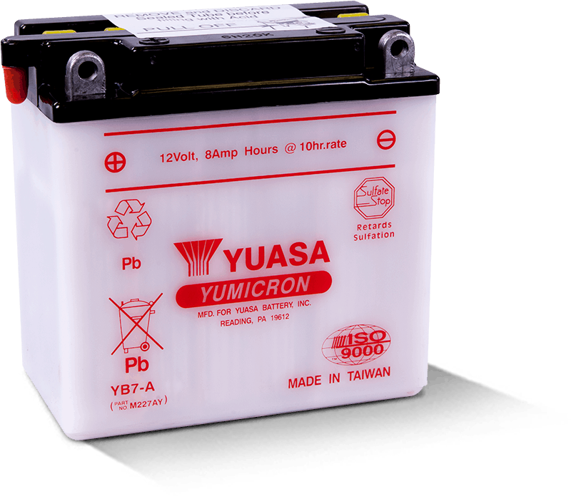 Yuasa YB7-A Yumicron 12-Volt Battery