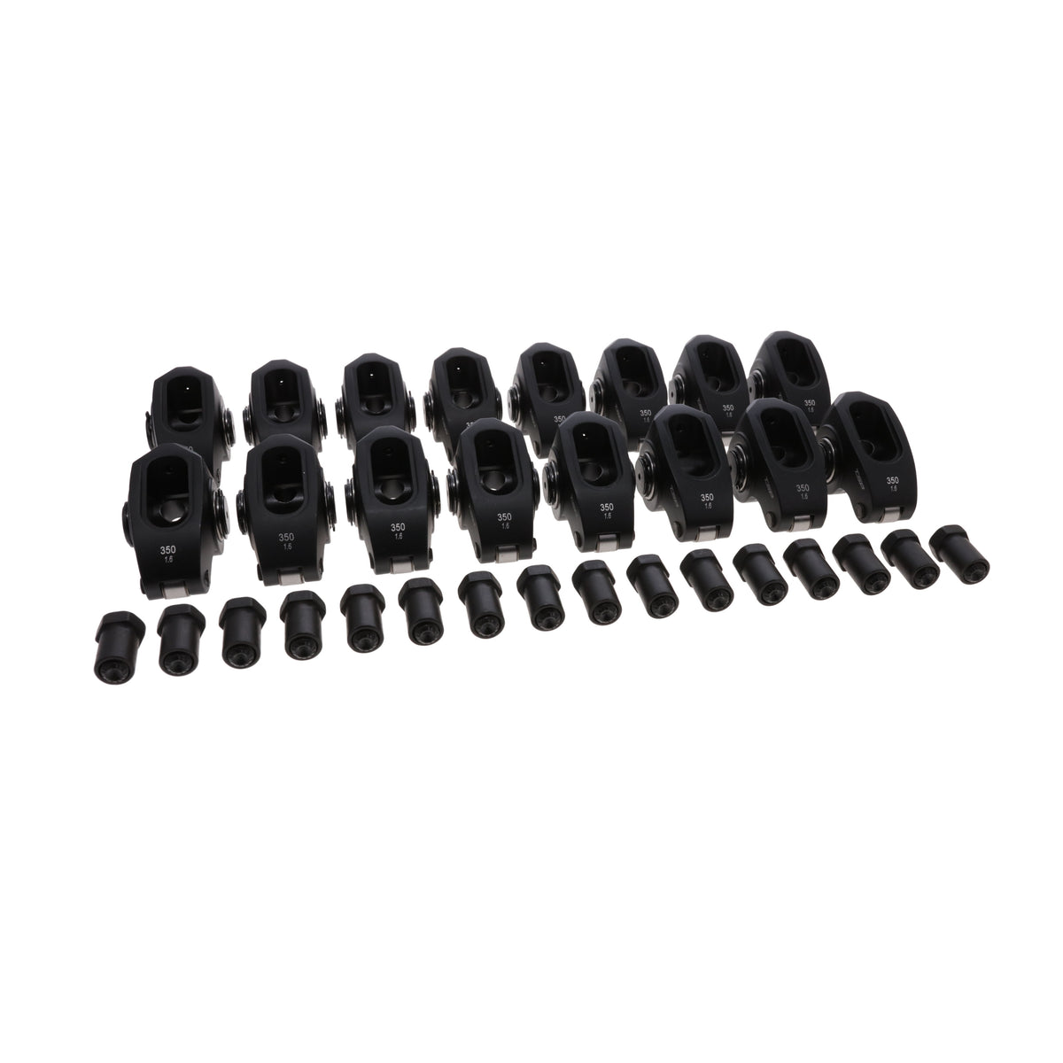 Chevy Small Block Pro Series 2024 Aluminum 1.6 Ratio 3/8" Needle Bearing Roller Rocker Arms