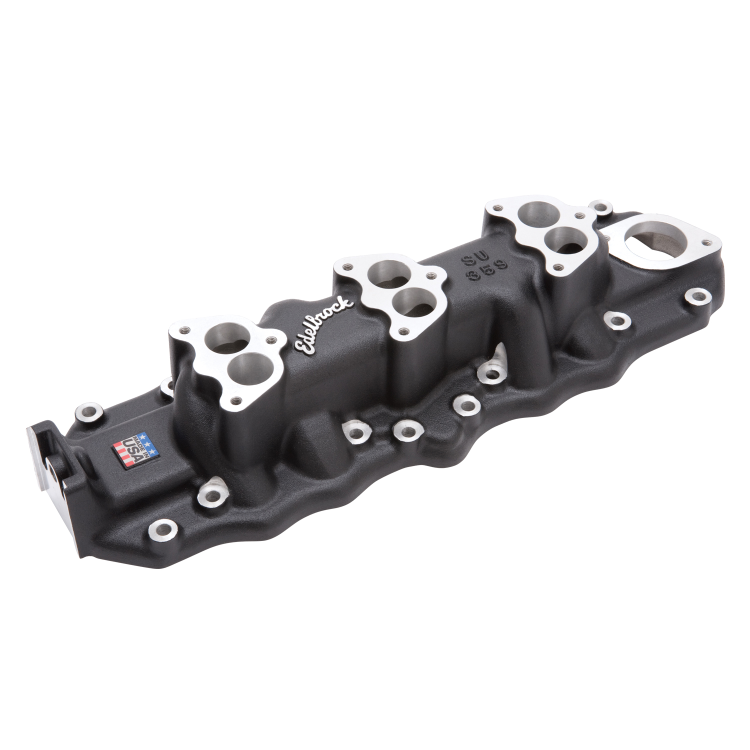 Triple Deuce Manifold Flathead Ford/Merc 1938-48, Black Finish (11083)