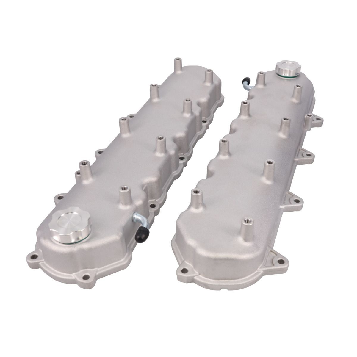 GM LT Cast Aluminum Valve Covers with Coil Mounts - Polished