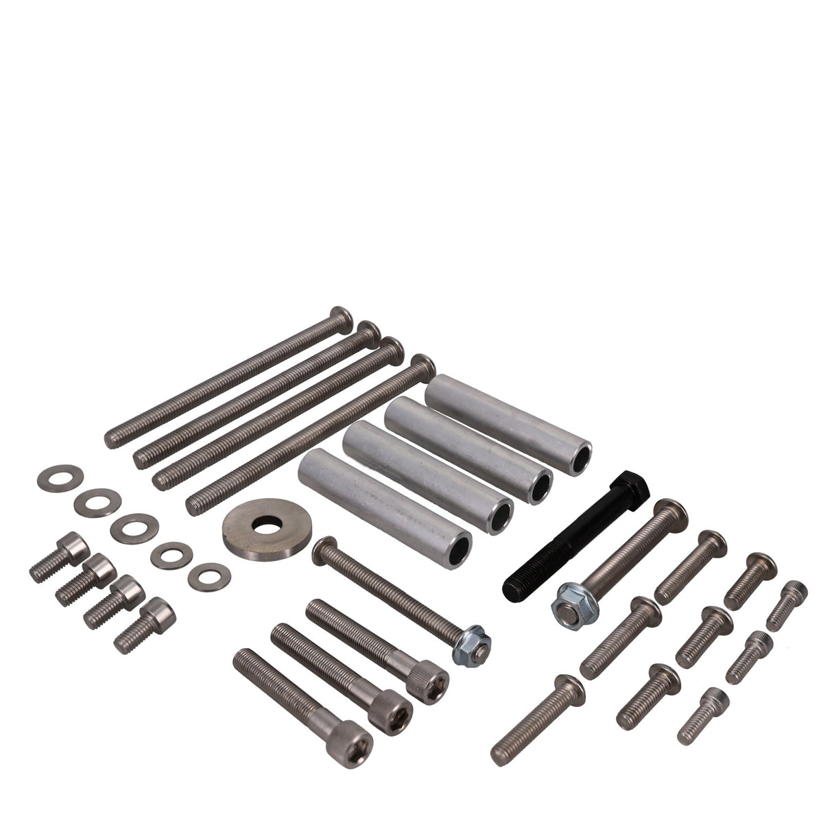 Hardware Kit for Small Block Chevy Serpentine Front Drive System - Polished