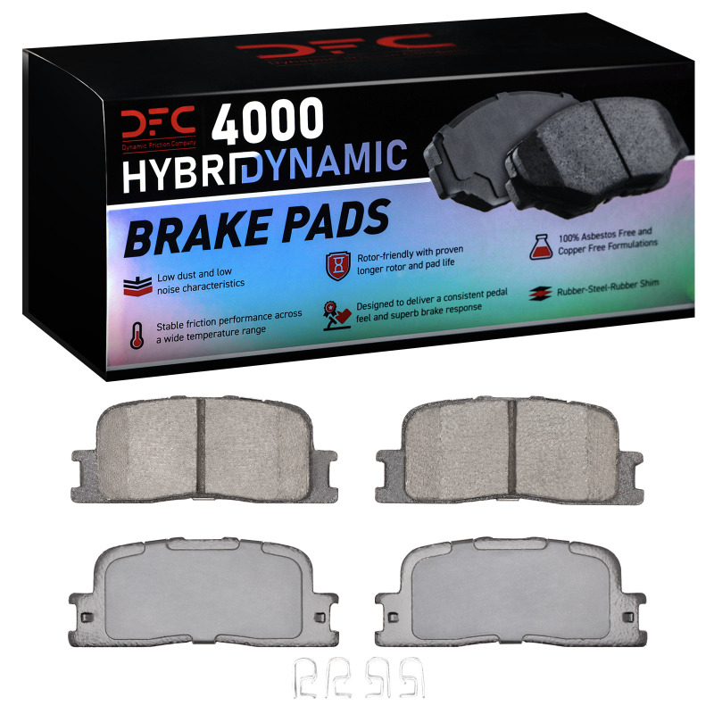 DFC 01-06 Toyota Highlander Hybrid Rear 4000 Hybridynamic Brake Pads