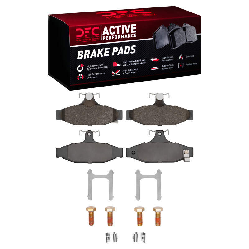 DFC 85-97 Chevrolet Camaro Rear Active Performance Pads and Hardware Kit