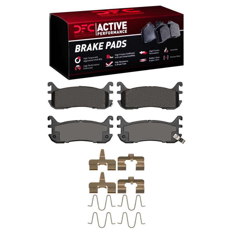 DFC 99-05 Mazda Miata (NB) Rear Active Performance Pads and Hardware Kit