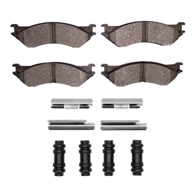 DFC 97-04 Dodge B1500 Front Ultimate Duty Performance Brake Pads and Hardware Kit