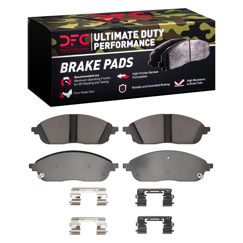 DFC 21-25 Jeep Grand Cherokee L Front Ultimate Duty Performance Brake Pads and Hardware Kit