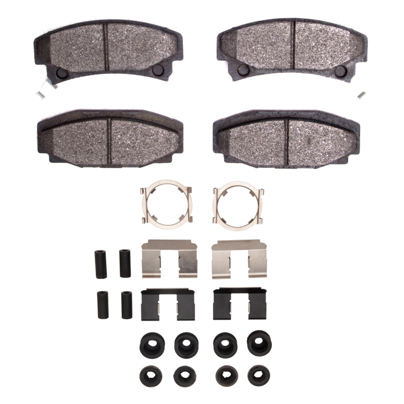 DFC 86-92 Buick Riviera Rear 5000 Advanced Semi Metallic Brake Pads and Hardware Kit