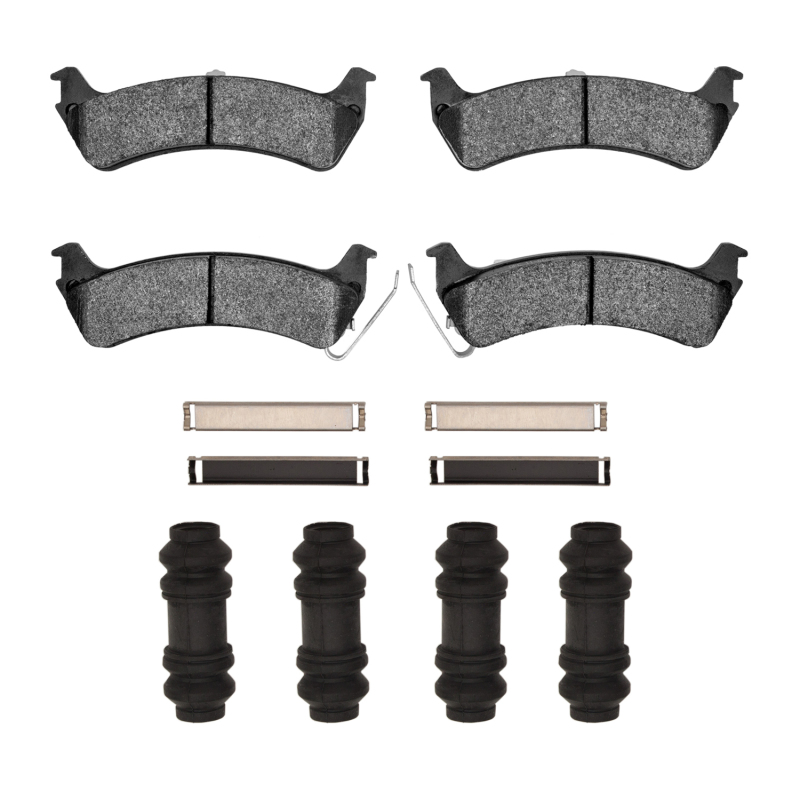 DFC 95-03 Ford Windstar Rear 5000 Advanced Semi Metallic Brake Pads and Hardware Kit