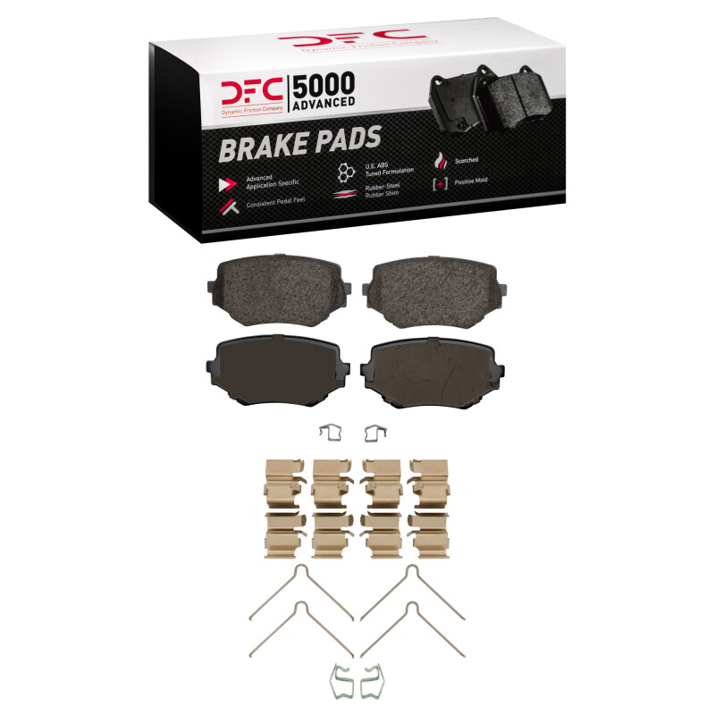 DFC 96-08 Chevrolet Tracker Front 5000 Advanced Ceramic Brake Pads and Hardware Kit