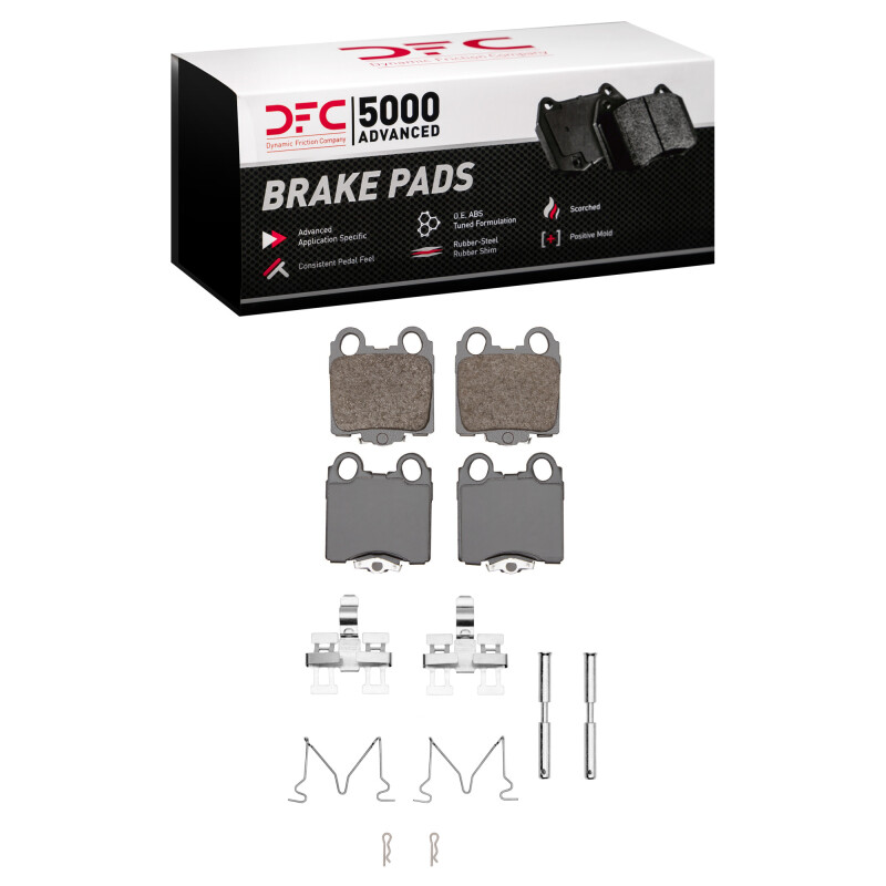 DFC 98-10 Lexus GS300 Rear 5000 Advanced Ceramic Brake Pads and Hardware Kit
