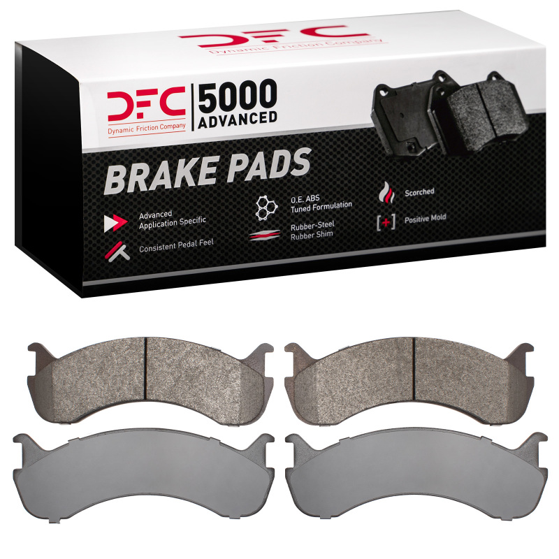 DFC 98-25 Beaver Motorcoach Monterey Rear/Front 5000 Advanced Semi Metallic Brake Pads