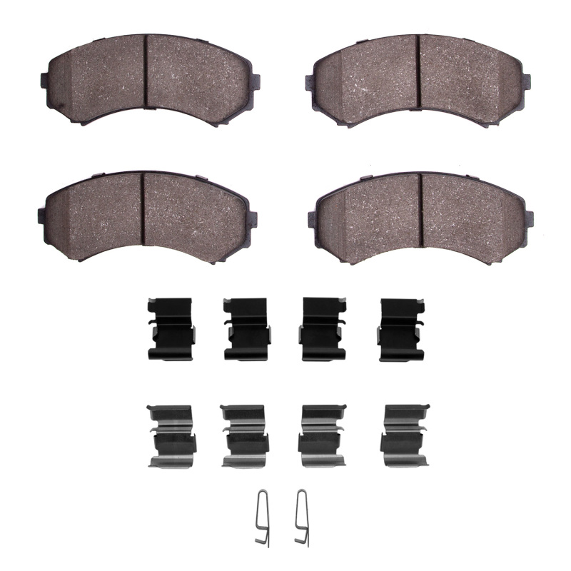 DFC 00-11 Honda Passport Front 5000 Advanced Ceramic Brake Pads and Hardware Kit