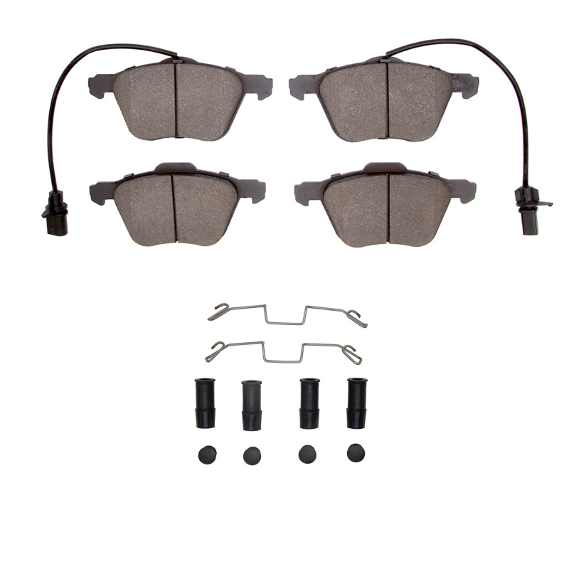 DFC 01-03 Volkswagen EuroVan Front 5000 Advanced Low Metallic Brake Pads and Hardware Kit