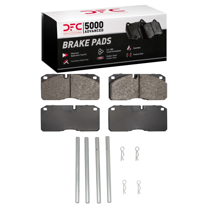 DFC 87-12 Damon Daybreak Rear/Front 5000 Advanced Semi Metallic Brake Pads and Hardware Kit