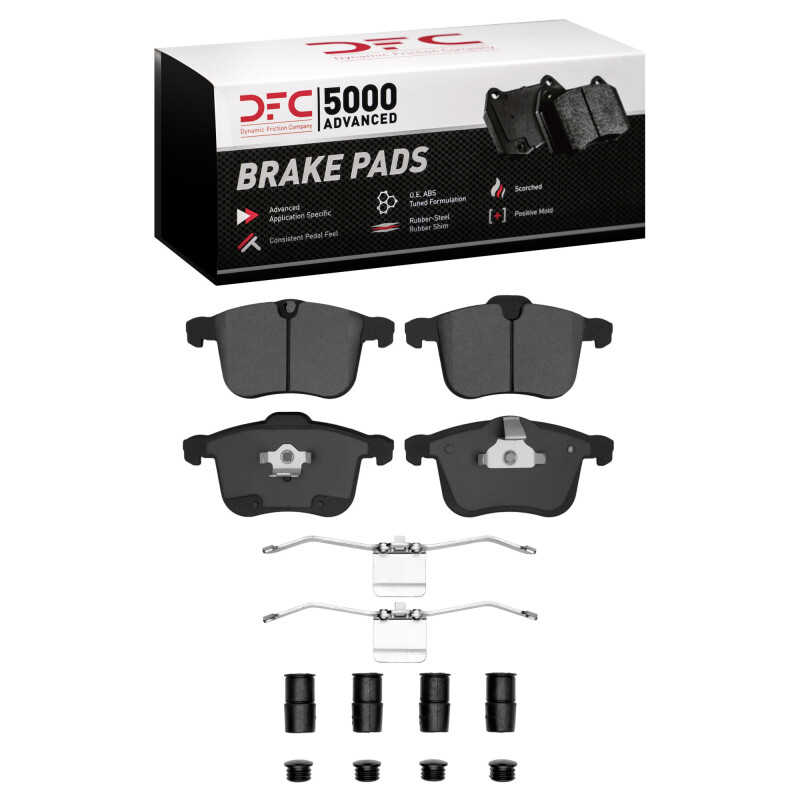 DFC 03-11 Cadillac BLS (Mexico) Front 5000 Advanced Ceramic Brake Pads and Hardware Kit