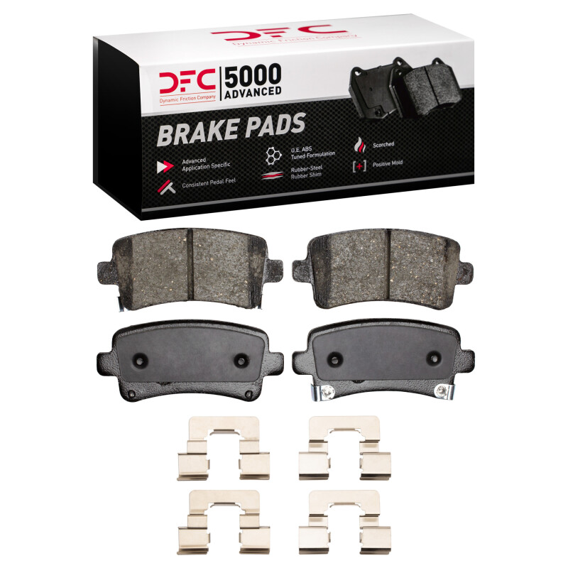 DFC 11-16 Buick LaCrosse Rear 5000 Advanced Ceramic Brake Pads and Hardware Kit