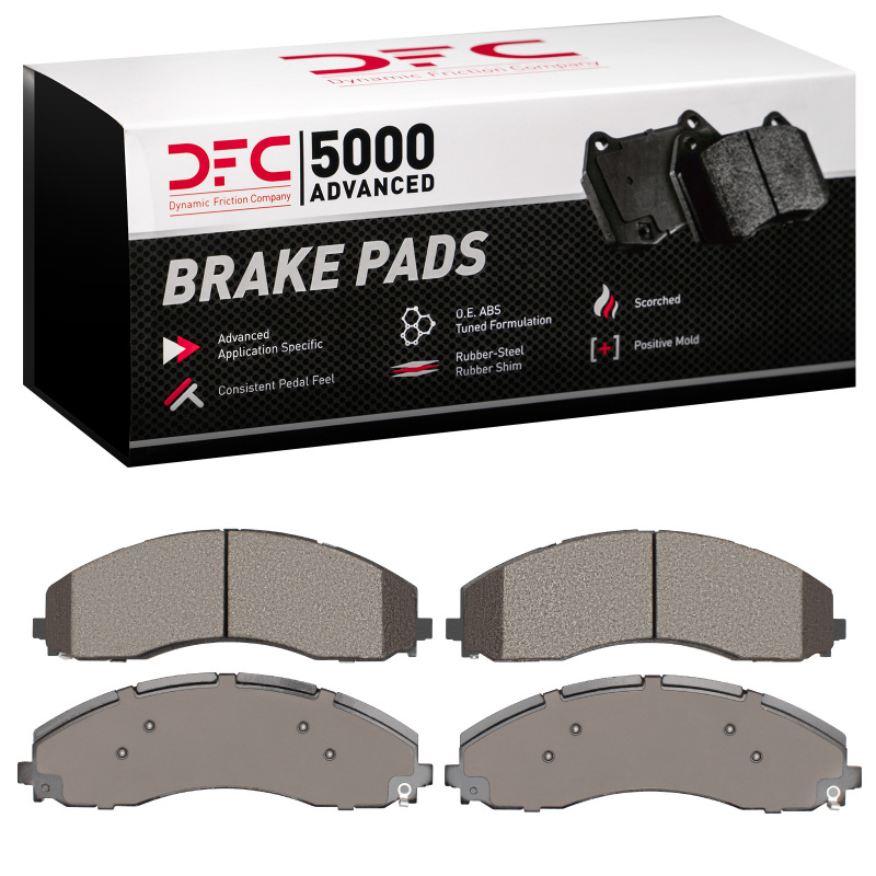DFC 17-24 Ford F-550 Super Duty Front/Rear 5000 Advanced Semi Metallic Brake Pads