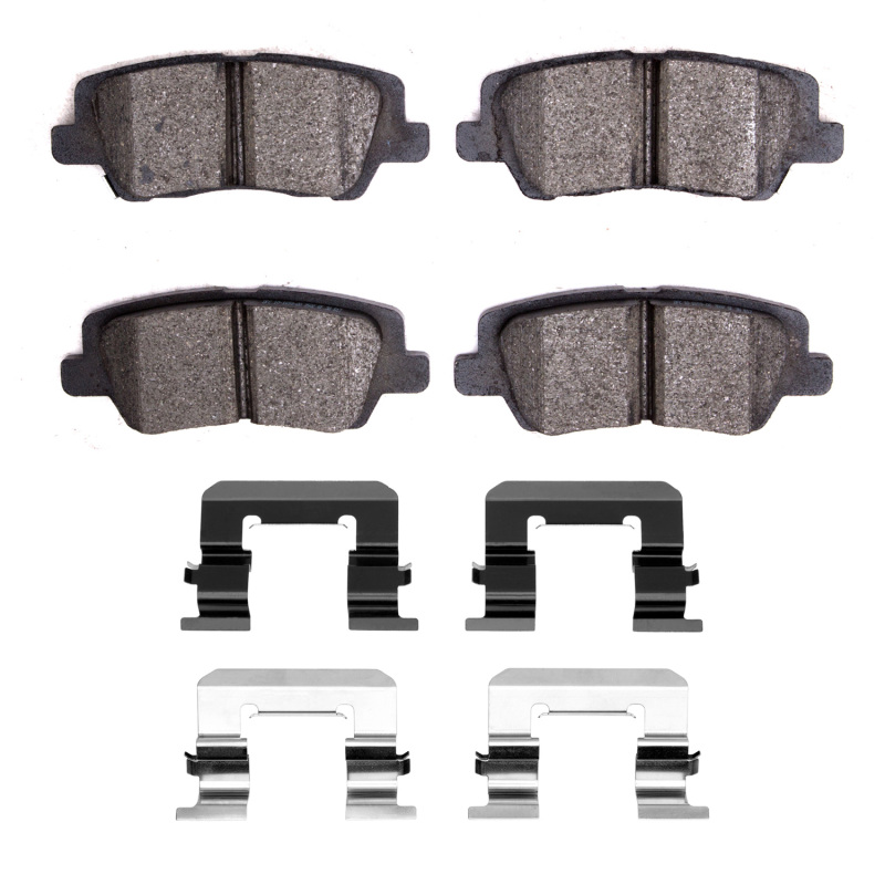 DFC 13-19 Cadillac ATS Rear 5000 Advanced Low Metallic Brake Pads and Hardware Kit
