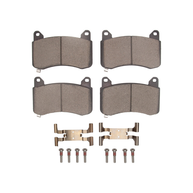 DFC 17-23 Tesla Model 3 Front 5000 Advanced Low Metallic Brake Pads and Hardware Kit